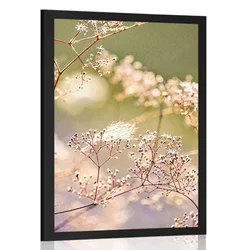 Plakat tihožitje iz cvetov - 60x90 silver