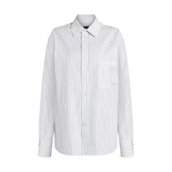 BOSS Bluza Saturday_1  marine / pastelno modra / bela