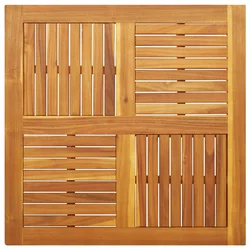 Stolna ploča 90x90x2,2 cm četvrtasta od masivnog drva bagrema