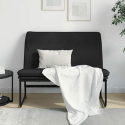 vidaXL Klop črna 100x75x76 cm blago