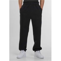 Mens basic sweatpants Fluffy black