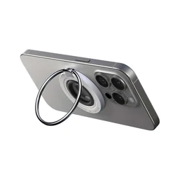 Joyroom Magnetni nosilec za telefon MagSafe prstan, črn