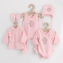 5-delni dojenčkasti komplet za porodnišnico New Baby Classic roza 62 (3 - 6 mes)