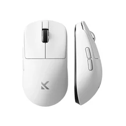 Bežični gaming miš MCHOSE L7 Ultra Plus White /PAW3395/8Hz pooling/Kalih Optical