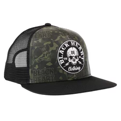 Kapa s šiltom BLACK HEART - BASTARD SKULL - 19421