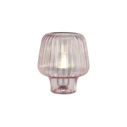 Searchlight EU60753PI - Stona lampa ARIA 1xE27/10W/230V ružičasta