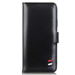 Elegantna torbica Wallet za Samsung Galaxy S22 Ultra od umjetne kože - crna