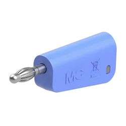 Banana 4mm Staubli LQ-4N-30 plava