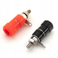 shumee 2x 33 mm vijačni bananini zvočniški vtičnici