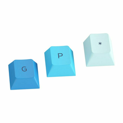 Keycaps Glorious GPBT - Ocean Blue - ISO - UK Layout