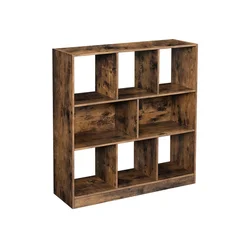 Songmics Knjižna omara 97.5x30x100 cm rjava