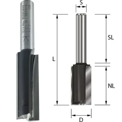 ENT utorni rezkar HW, 12 x 38 mm