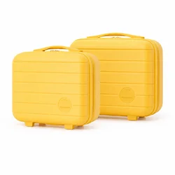 Popular Set kozmetičkih kofera, 2 komada, Žuti