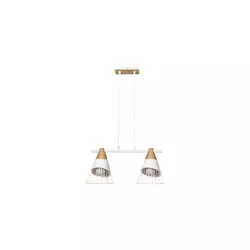 Rabalux Isaac visilica, bela, E27 2X 60W