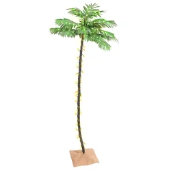 LED palma topla bijela 136 LED žarulje 220 cm