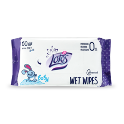 Lotos Baby vlažne maramice, 60 komada