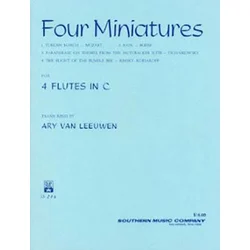 LEEUWEN:FOR MINIATURES FLUTE QUARTET