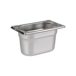 Nerjaveča gastronorm posoda APS GN 1/9, višina 100 mm, prostornina 1 l