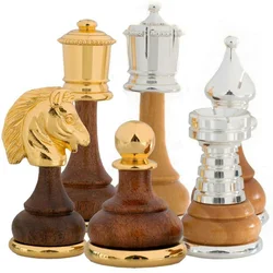 Classic Staunton Gold & Silver 3.5