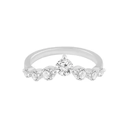 ETHISHER DIAMANTEN Prstan srebrna