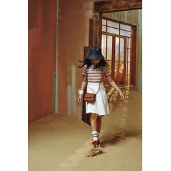 Otroški jeans klobuk Marni MF49U HAT