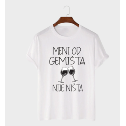 MAFIMI Majica Meni od gemista nije nista, Bela