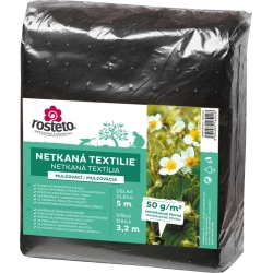 ROSTETO Neotex/netkani material - črna 50g širina 5 x 3,2 m