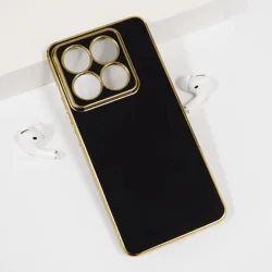 Maska za telefon Fresh Electroplated za Xiaomi 14T Pro, Crna