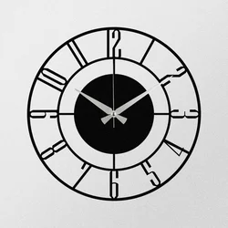 Wallity Zidni sat Enzoclock S011, 48x48cm, Crni