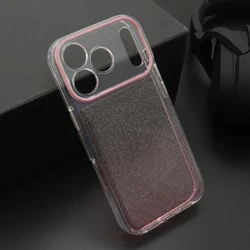 Futrola ombre glitter za iphone 17 pro (6.3) roze ( F124974 )