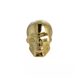 Kasica gold skull 10 cm