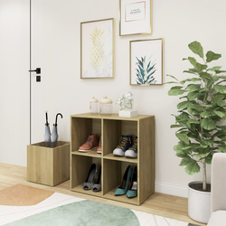 Den Omara za čevlje sonoma hrast 105x35,5x70 cm iverna plošč