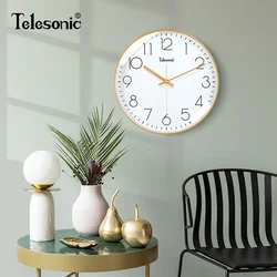 Telesonic Zidni sat, 30 cm, Zlatne boje
