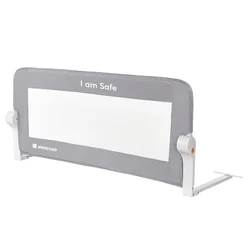 Kikka Boo Zaštitna ogradica za krevetac I am Safe 102 cm Grey