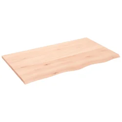 Stolna ploča 100x60x2 cm od netretirane masivne hrastovine