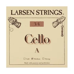 Struna A 3/4 Larsen medium 639.555