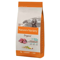 Natures Variety Hrana za pse Medium/Maxi Adult gain Original, Tuna - 12 kg