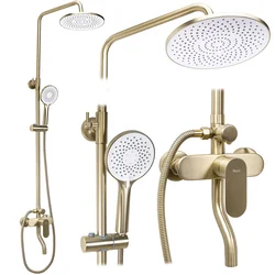 Komplet za prhanje REA DROP Brush Gold