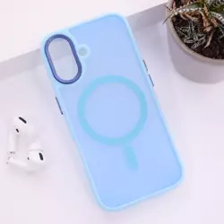 Maska Mag Case Candy Shield za iPhone 16 svetlo plava