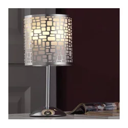 ONLI - Stona lampa BRUCE 1xE27/15W/230V 40 cm mat hrom