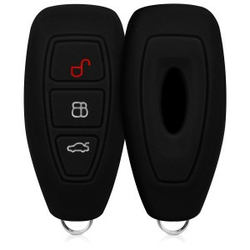 Silikonska navlaka za ključeve auta za Ford Ford - crna - 16190