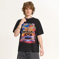 Cropp - Crna majica s printom Metallica - CRNO