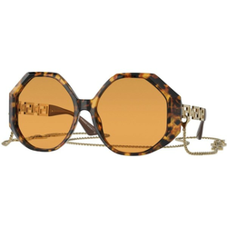VERSACE Ženske naočare za sunce 0VE4395 5119/7 59, Braon-zlatne