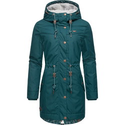 Ragwear Zimska jakna Canny  rjava / zelena / črna / bela