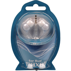 MAXELL slušalice PLUGZ EAR BUD BIJELE