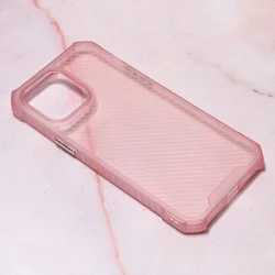 TELEMPIRE Maska za iPhone 14 Pro Max 6.7 Carbon Crystal providno-roze