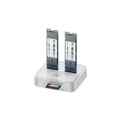 MAIWO Docking station USB 3.1 tip C na 2 x M.2 (SATA & PCIe NvMe) K3016SD
