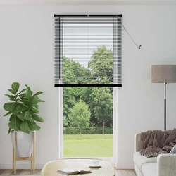 Venecijanska roleta Crna 213 x 70 cm 25 mm PVC