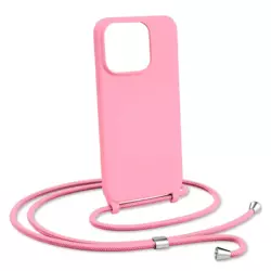 Maska String za iPhone 14 Pro Max roze.