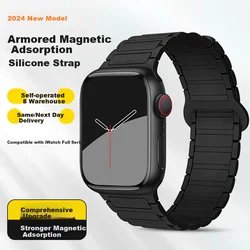 Mashi Zamenska narukvica za pametne satove za Apple Watch, Crna